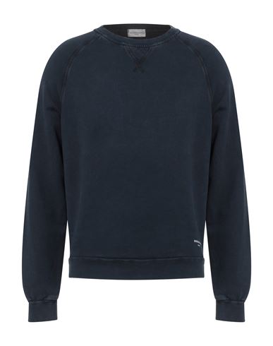 Brooksfield Man Sweatshirt Navy Blue Size Xxl Cotton