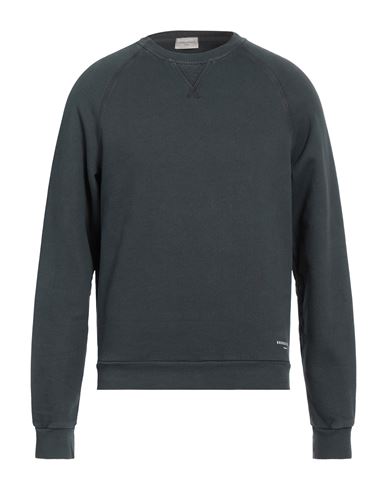 Brooksfield Man Sweatshirt Steel Grey Size Xxl Cotton