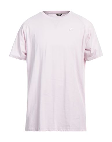 K-way Man T-shirt Light Pink Size Xxl Cotton