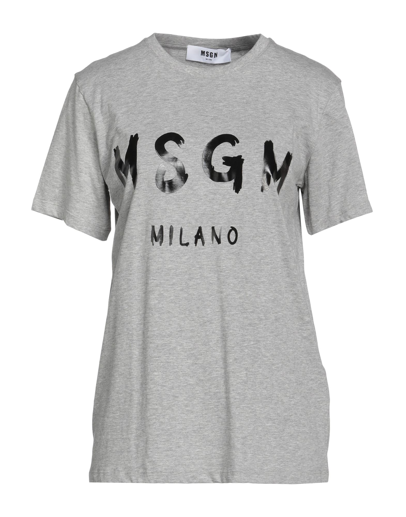 Msgm T-shirts In Light Grey