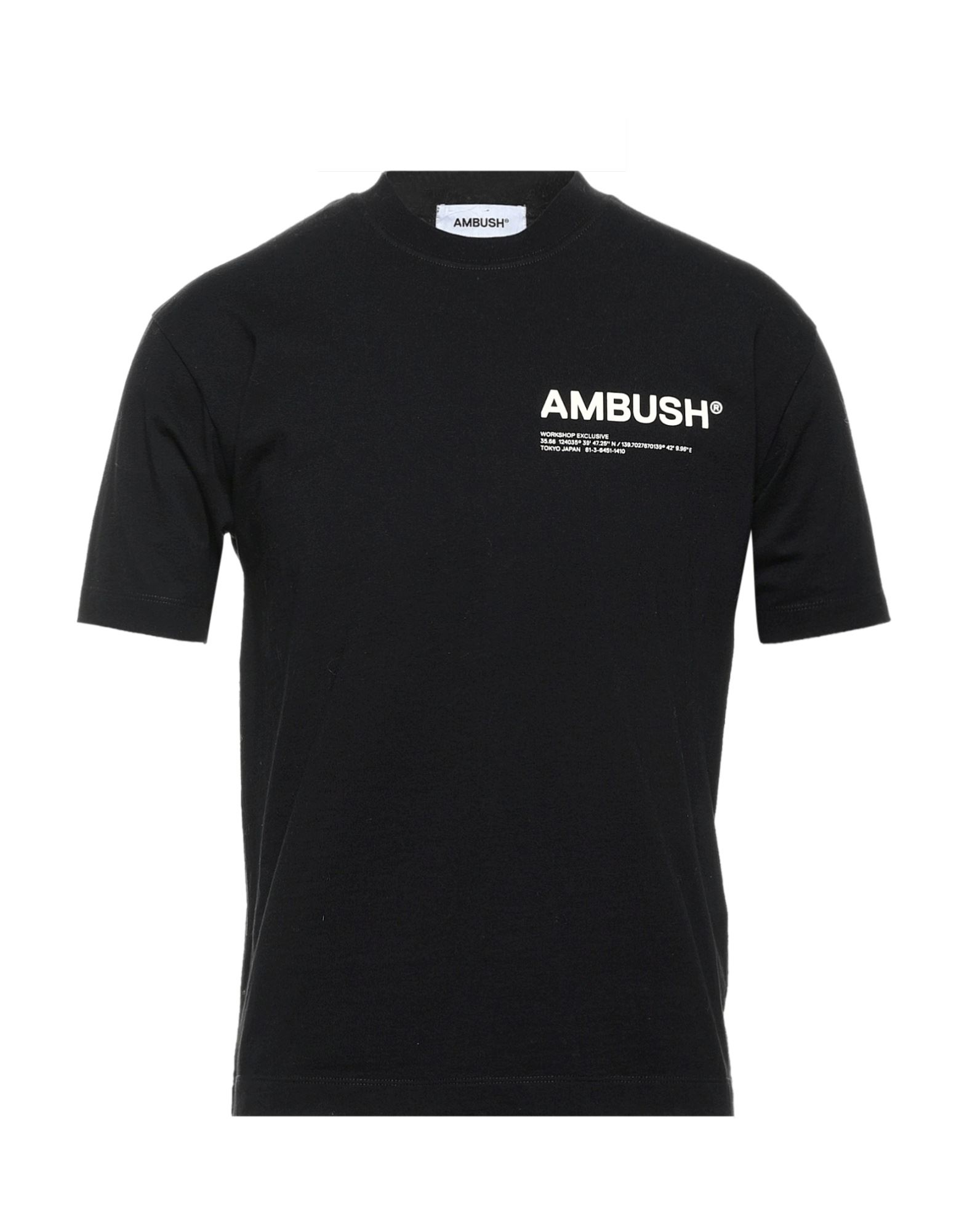 Shop Ambush Man T-shirt Black Size S Cotton