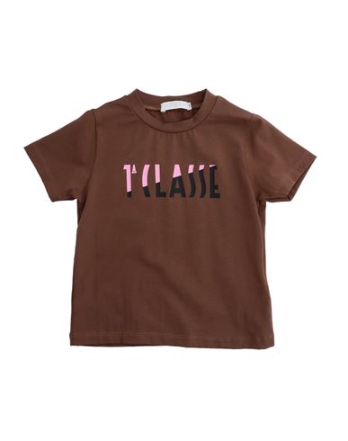Alviero Martini 1a Classe Babies'  Toddler T-shirt Brown Size 6 Cotton, Elastane