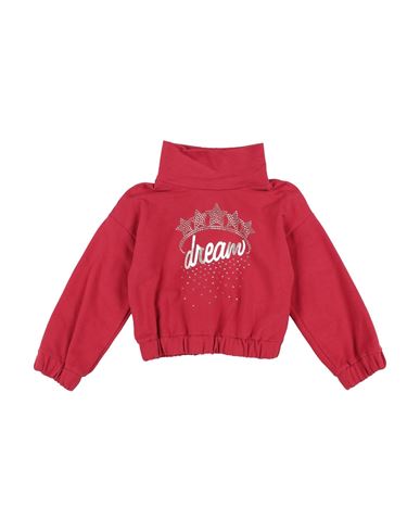 Meilisa Bai Babies'  Toddler Girl Sweatshirt Red Size 7 Cotton, Elastane