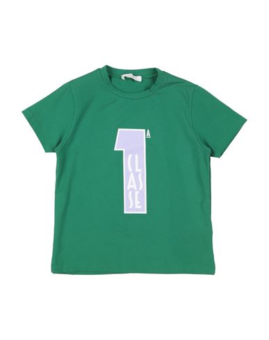 Alviero Martini 1a Classe Toddler Boy T-shirt Green Size 4 Cotton, Elastane In Green