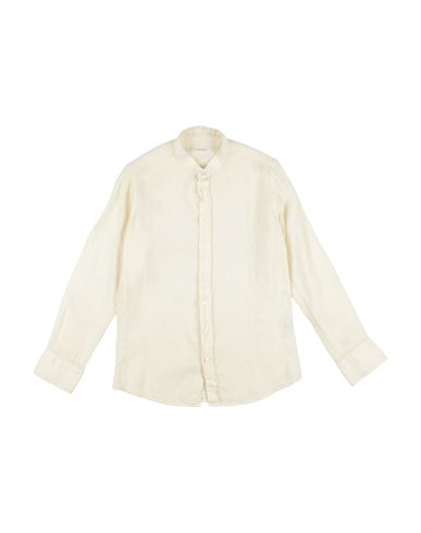 Baronio Babies'  Toddler Boy Shirt Light Yellow Size 3 Linen