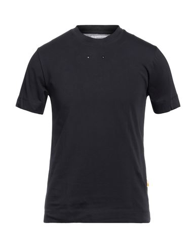 Gazzarrini Man T-shirt Midnight Blue Size S Cotton In Black