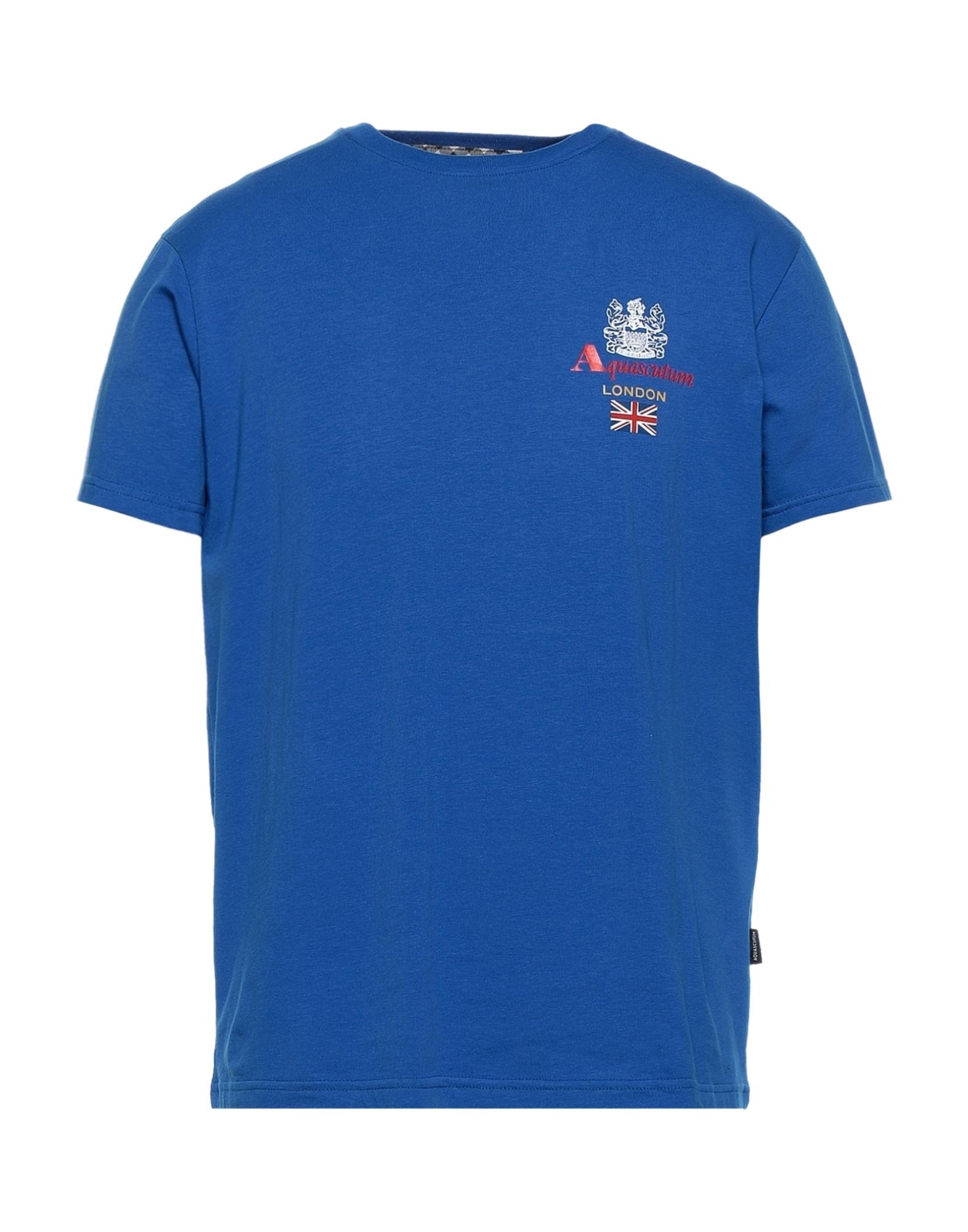 Aquascutum T-shirts In Blue