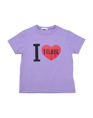 Alviero Martini 1a Classe Babies'  Toddler Girl T-shirt Light Purple Size 6 Cotton, Elastane