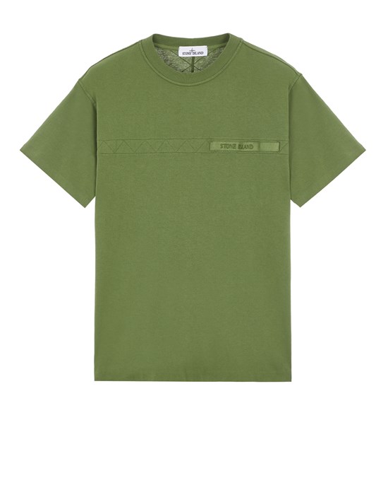  STONE ISLAND 20244 Short sleeve t-shirt Man Olive Green