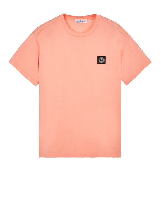  STONE ISLAND 24113 Short sleeve t-shirt Man Peach
