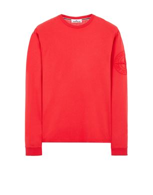 Stone island hot sale red sweater