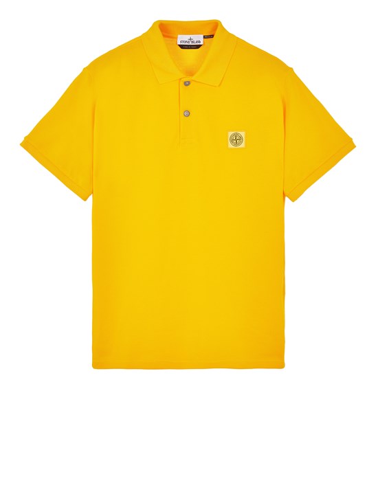  STONE ISLAND 22R39 Polo shirt Man Yellow