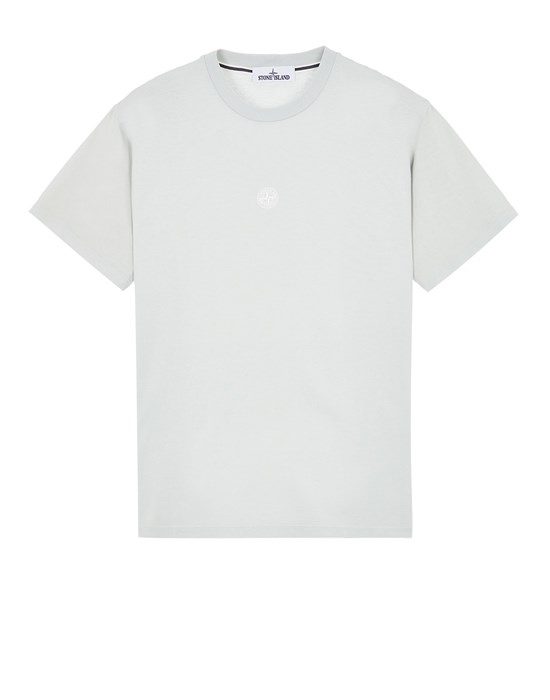  STONE ISLAND 2NS86 'MOSAIC FOUR' Short sleeve t-shirt Man Pearl Grey