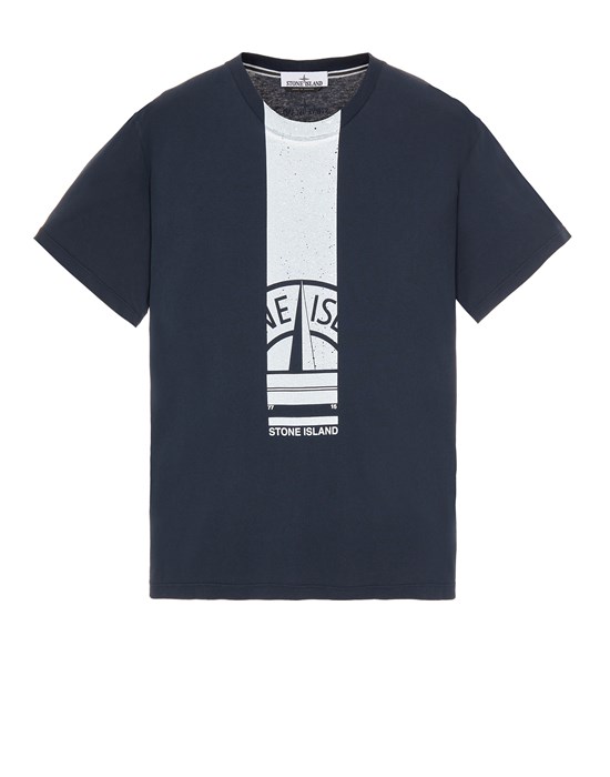 Sold out - STONE ISLAND 2NS83 'MOSAIC ONE' T-Shirt Herr Blau