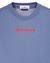 3 / 4 - 반소매 티셔츠 남성 20436 ORGANIC COTTON/POLYESTER SEAQUAL® YARN JERSEY_'MICROGRAPHIC' PRINT Detail D STONE ISLAND