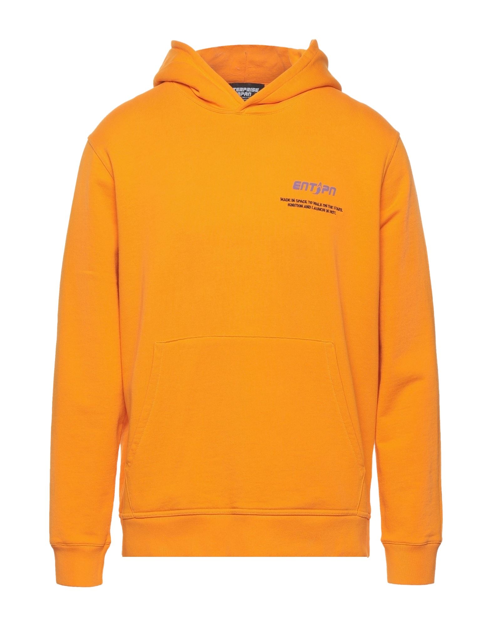 Enterprise Japan Sweatshirt In Orange Cotton In Orange