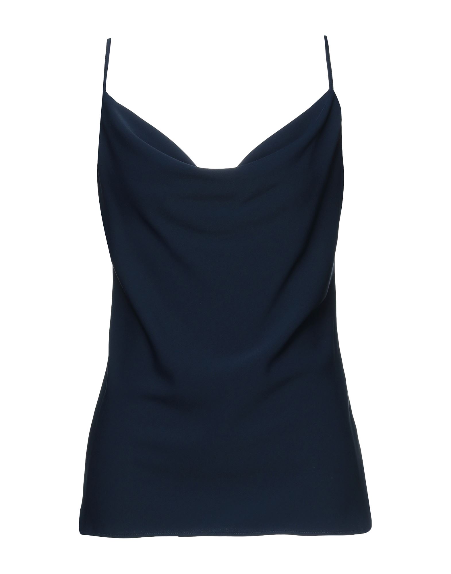 P.A.R.O.S.H P. A.R. O.S. H. WOMAN TOP MIDNIGHT BLUE SIZE S POLYESTER