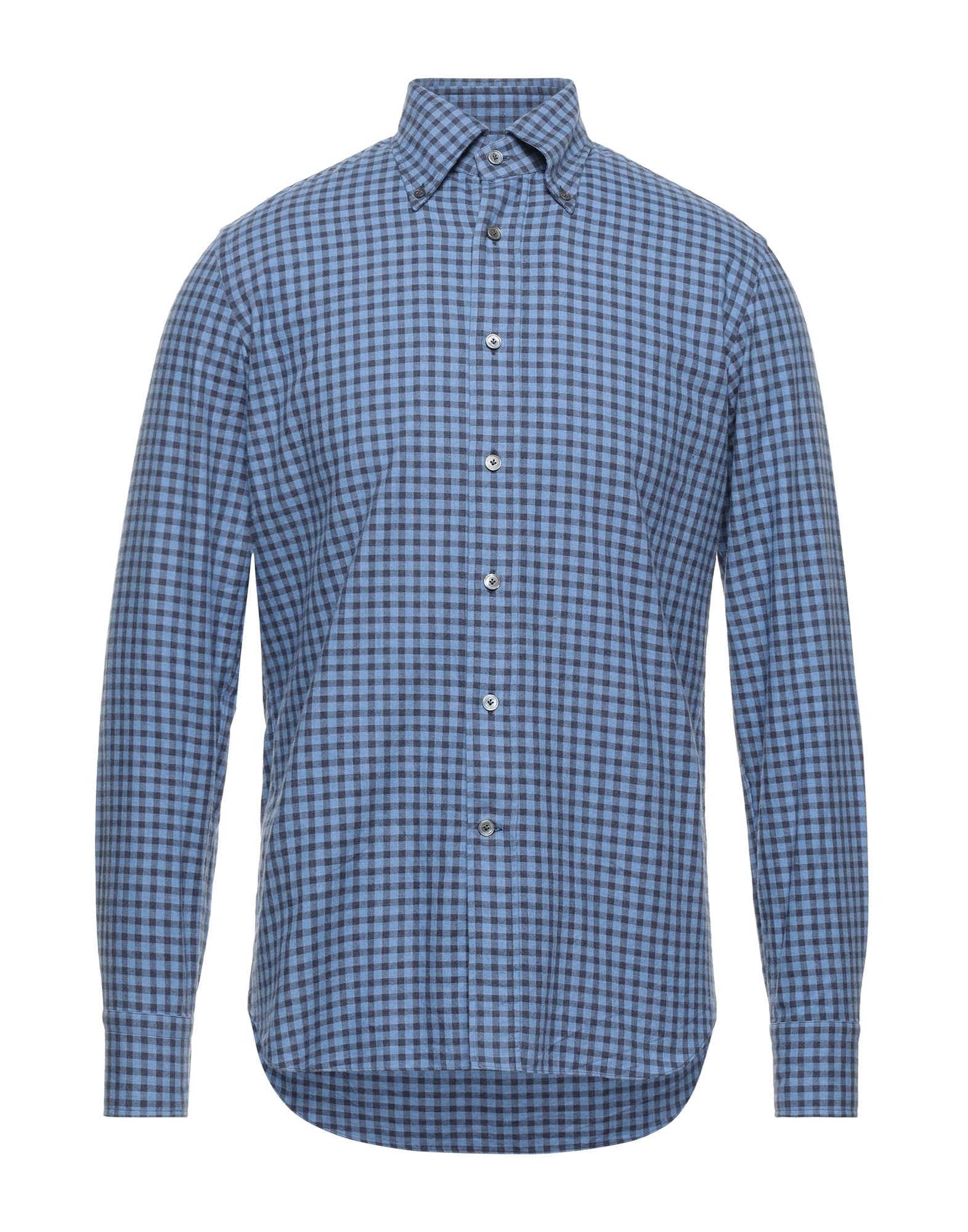 Alessandro Gherardi Shirts In Azure