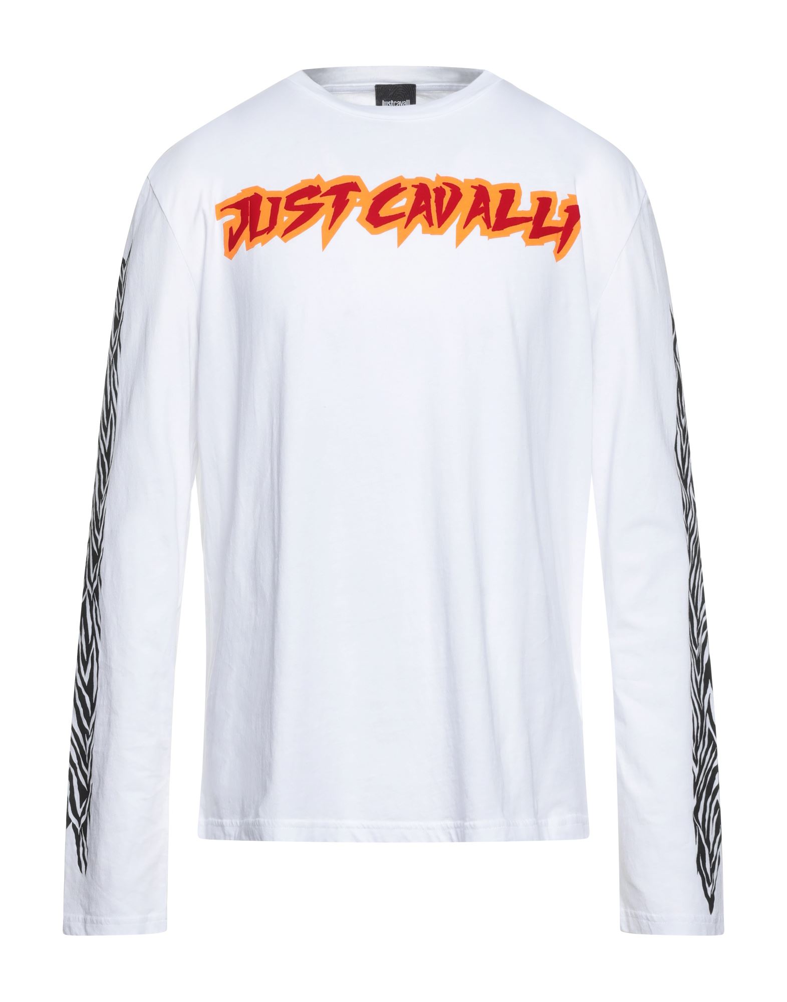 新品　Just cavalli　ジャスト カヴァリ　伊製　カットソー　トップス Just cavalli (ジャスト カヴァリ) コットン100％ バックロゴ