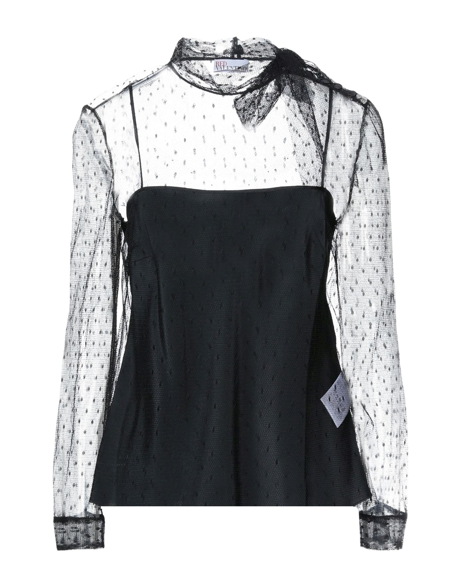 Red Valentino Blouses In Black
