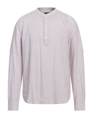 Only & Sons Man Shirt Mauve Size Xs Cotton, Linen In Purple