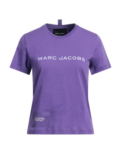 Marc Jacobs Woman T-shirt Dark Purple Size Xl Cotton