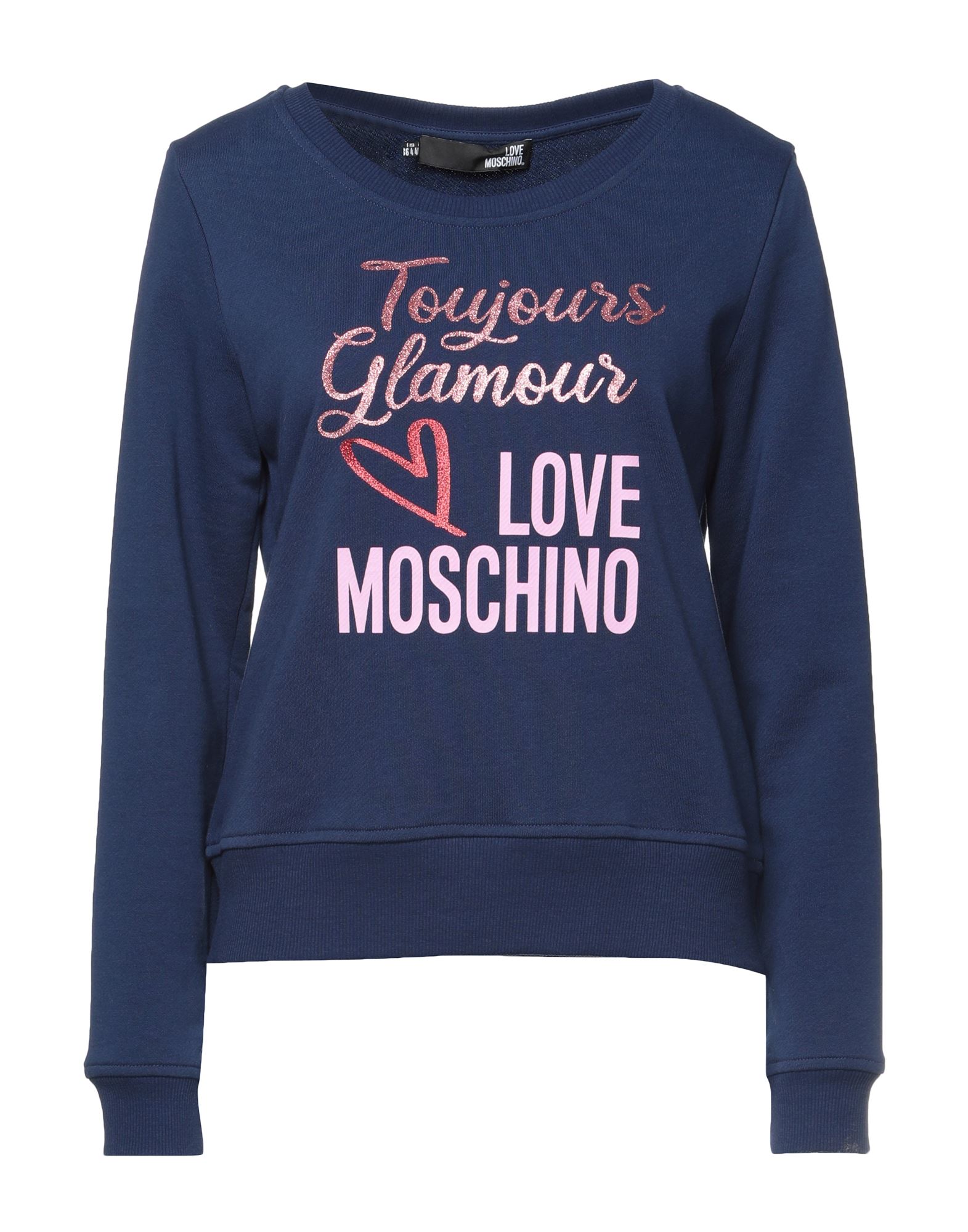 Love Moschino Sweatshirts In Blue