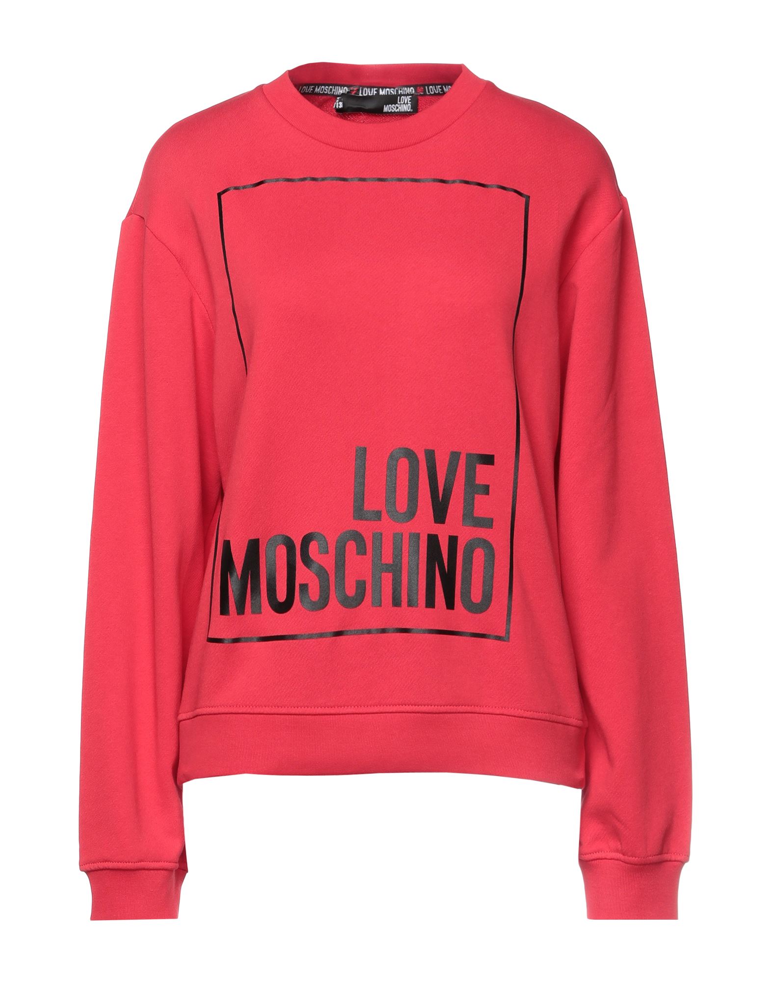 Love Moschino Sweatshirts In Red