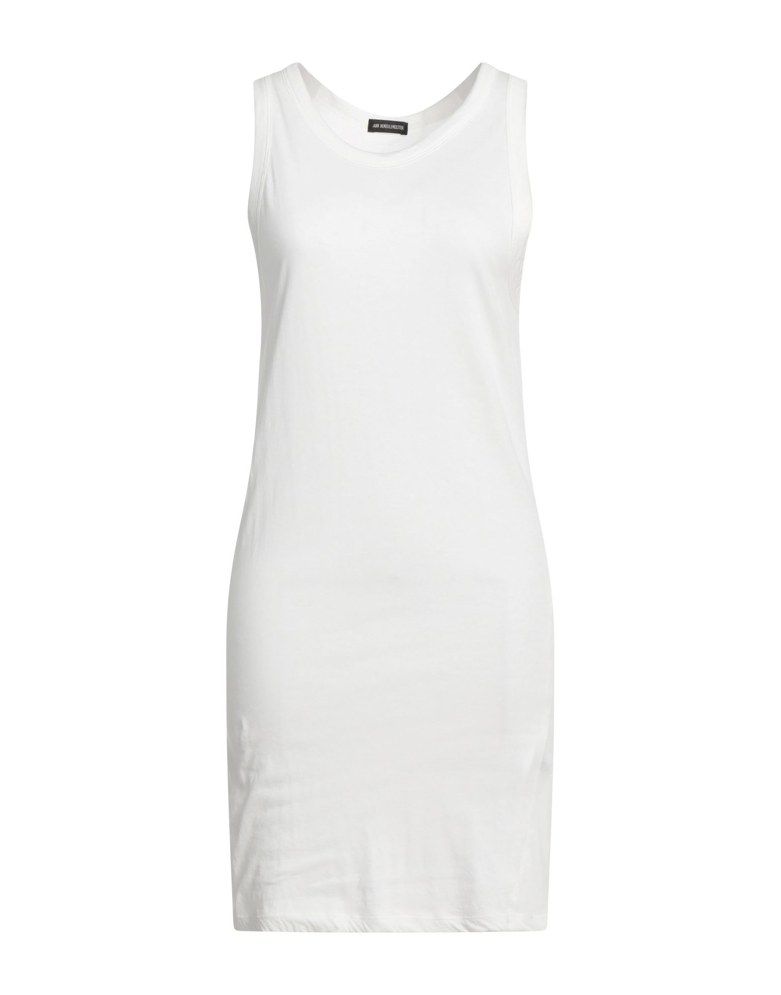 ANN DEMEULEMEESTER ANN DEMEULEMEESTER WOMAN TANK TOP IVORY SIZE 4 COTTON