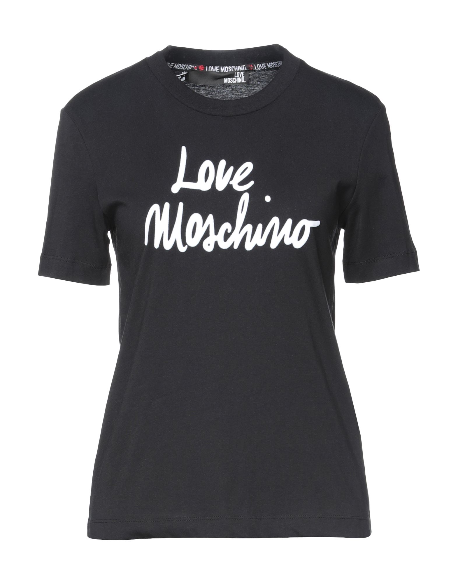 Love Moschino T-shirts In Black