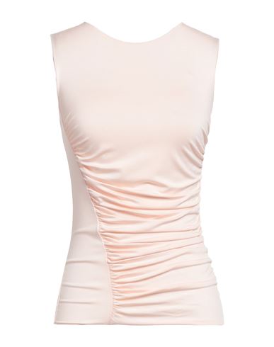 Emporio Armani Woman Top Blush Size 10 Viscose, Elastane In Pink