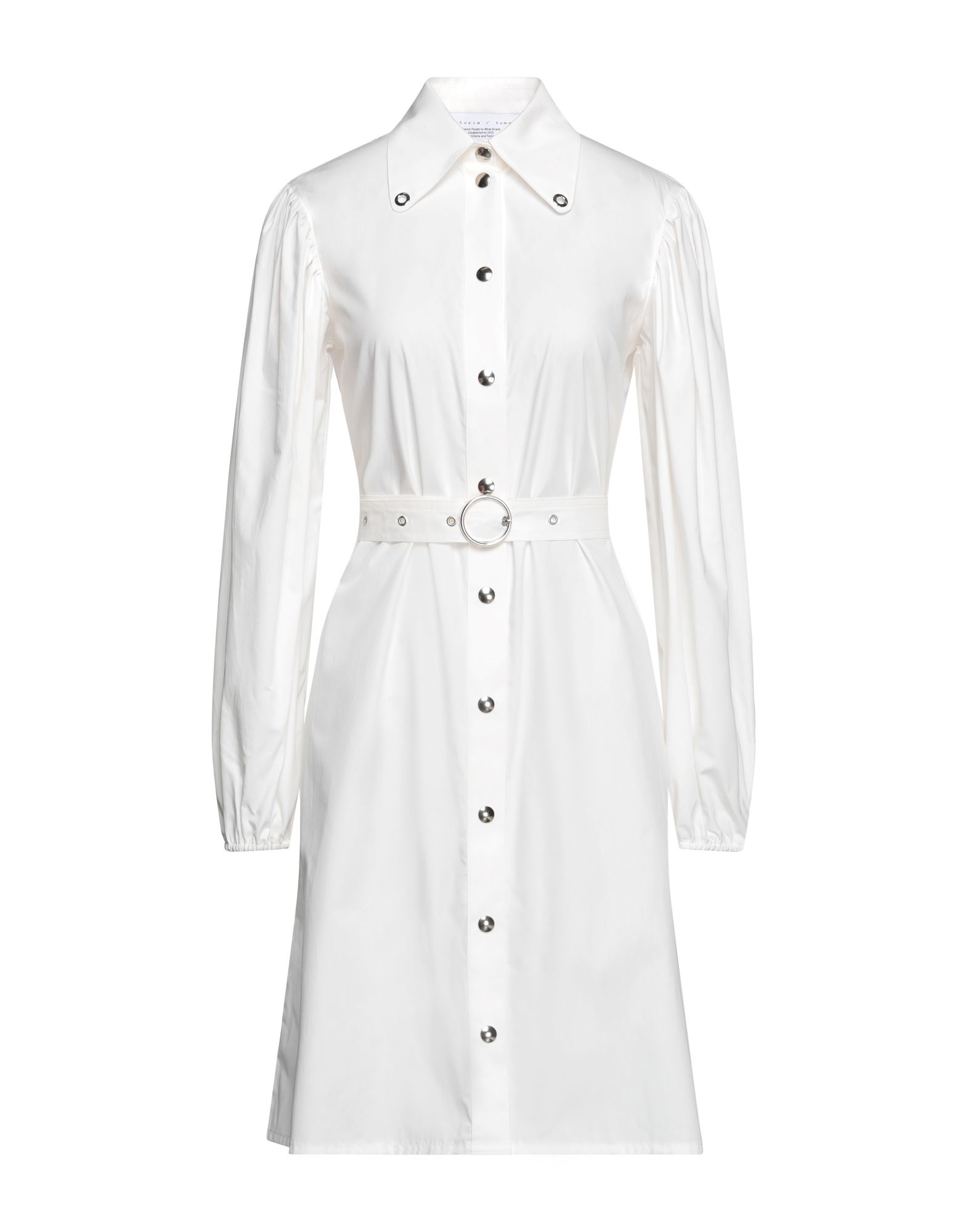 Victoria / Tomas Short Dresses In White