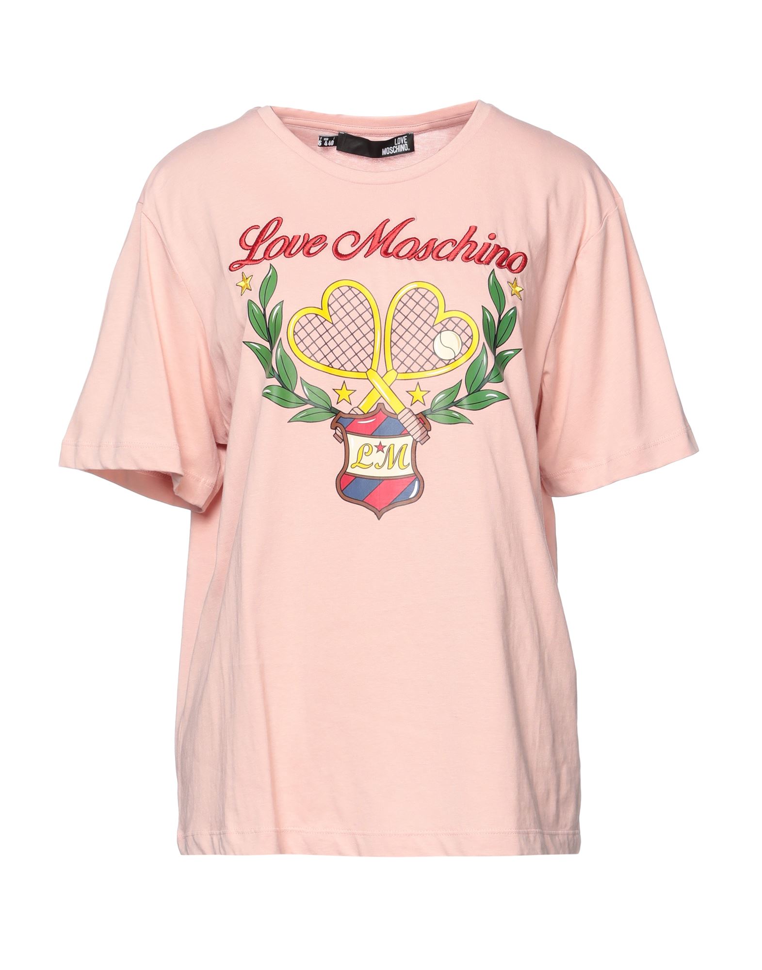 Love Moschino T-shirts In Blush