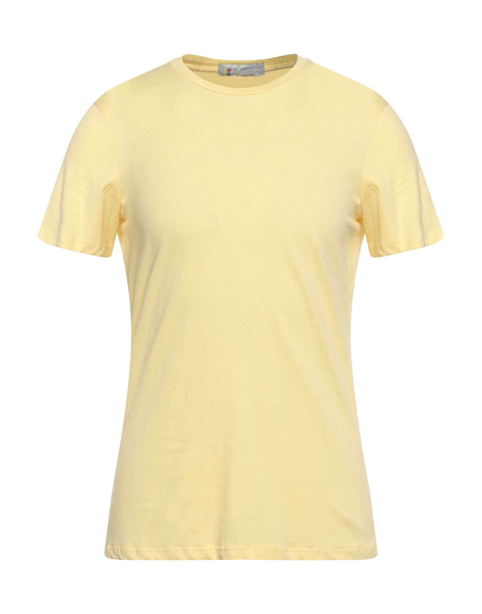 Roberto P  Luxury T-shirts In Yellow