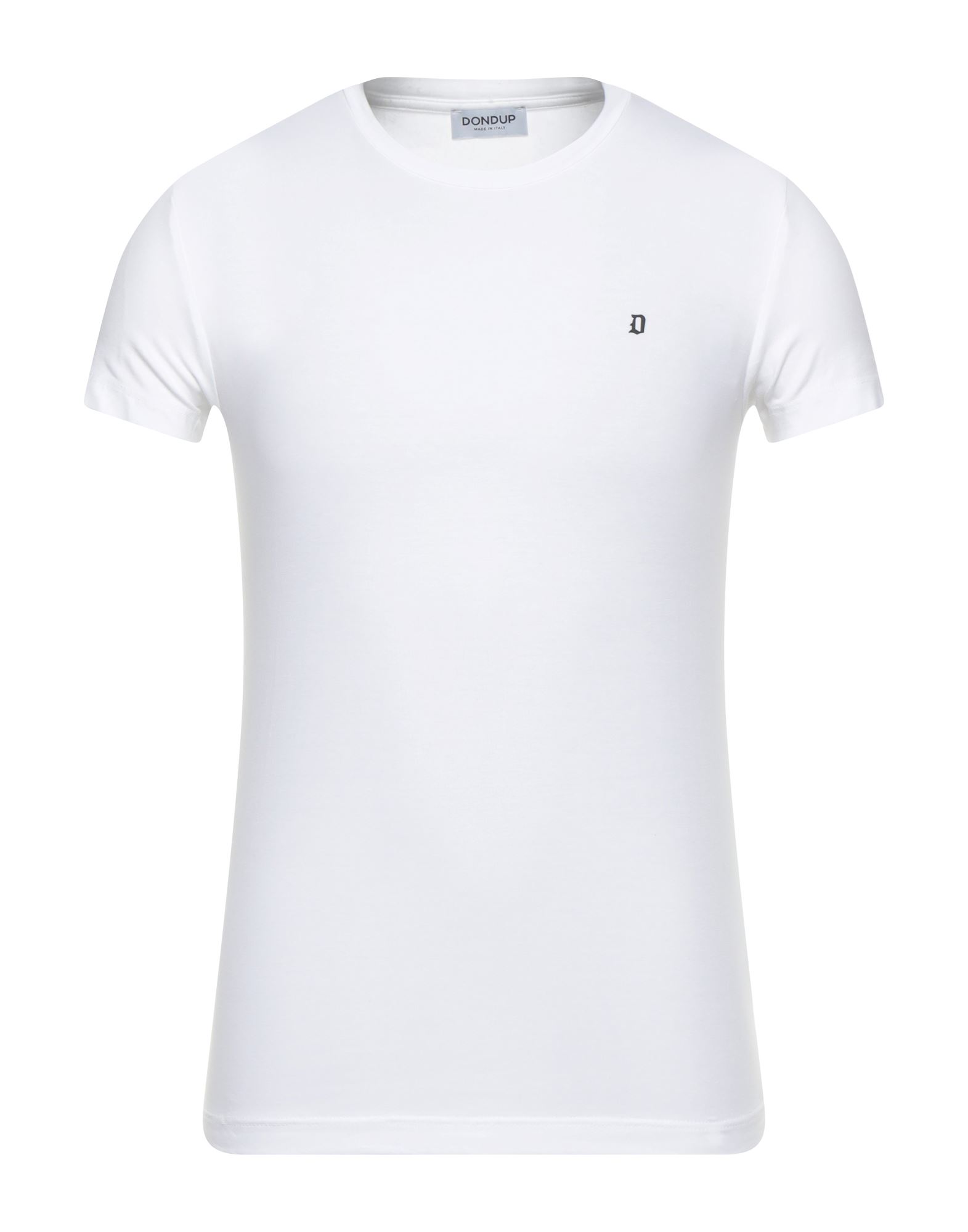 Dondup Short Sleeves T-shirt With Small Logo In White