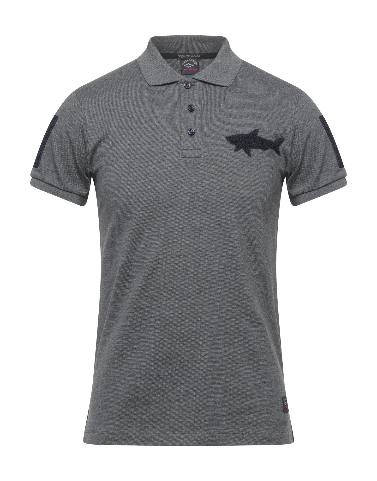 Paul & Shark Polo Shirts In Grey