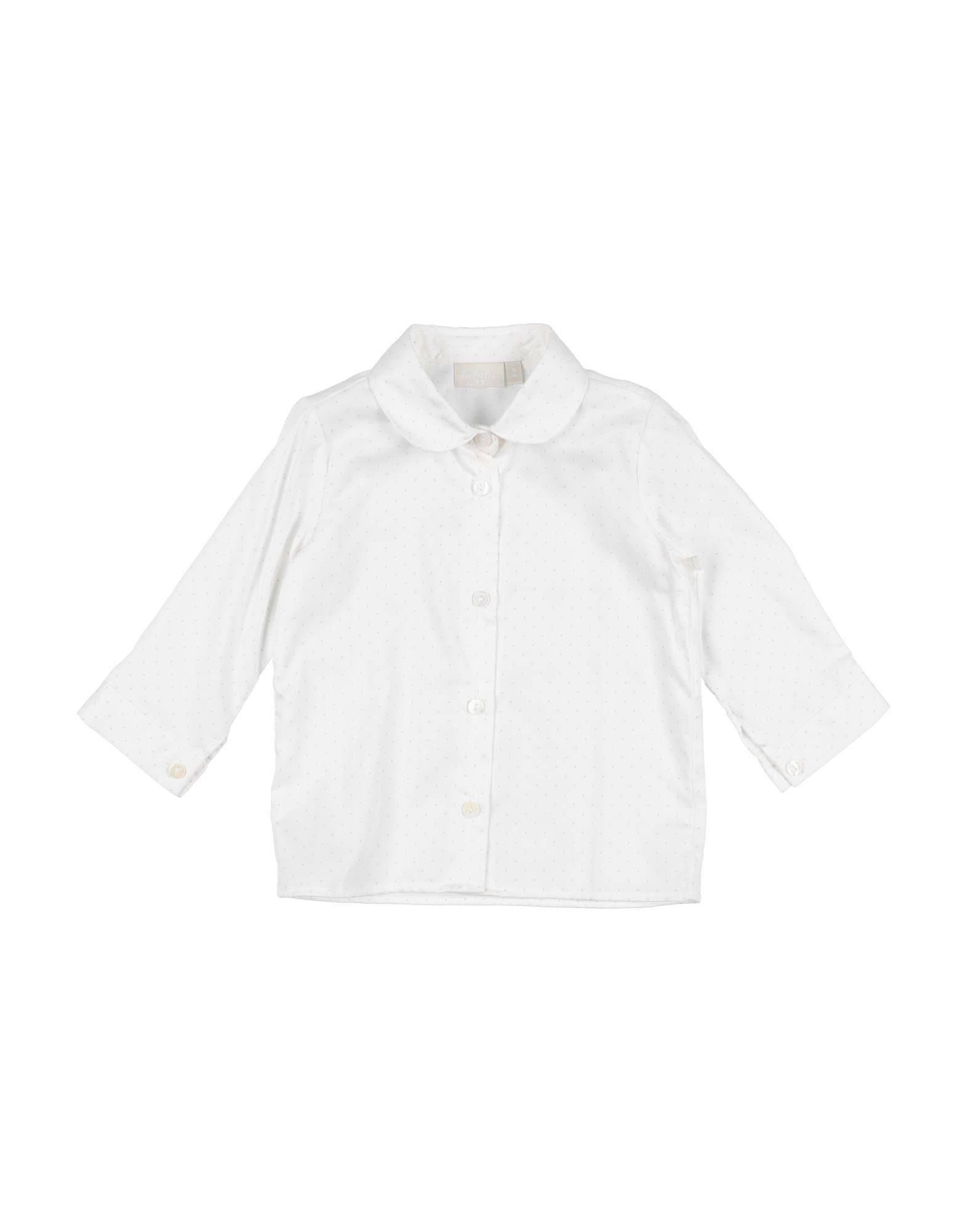 Lalalù Kids'  Newborn Girl Shirt White Size 3 Cotton