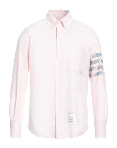 Thom Browne Man Shirt Light Pink Size 1 Cotton, Silk