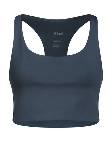Girlfriend Collective Woman Top Slate Blue Size L Recycled Polyester, Elastane