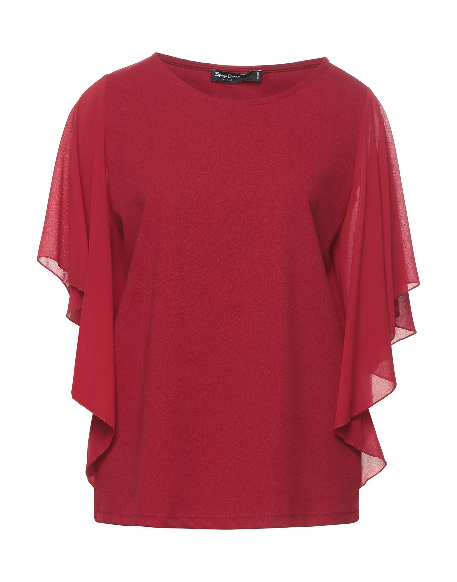 Spago Donna Blouses In Red