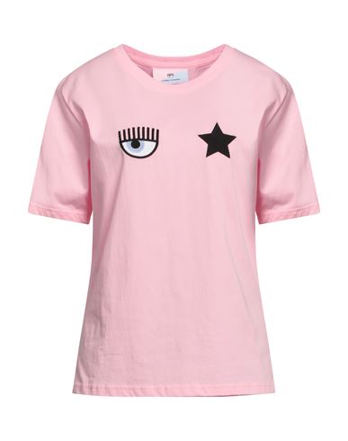 Chiara Ferragni Woman T-shirt Fuchsia Size M Cotton In Pink