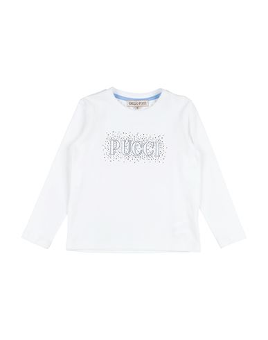 Pucci Toddler Girl T-shirt White Size 4 Cotton, Elastane In White
