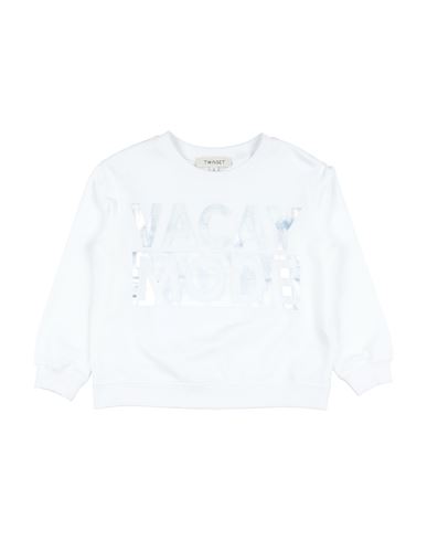 Shop Twinset Toddler Girl Sweatshirt White Size 6 Cotton, Elastane