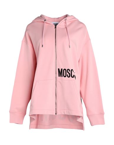 Shop Moschino Woman Sweatshirt Pink Size 12 Cotton