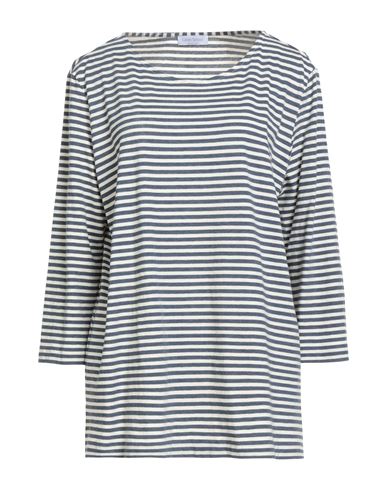 Gran Sasso Woman T-shirt Navy Size 16 Cotton