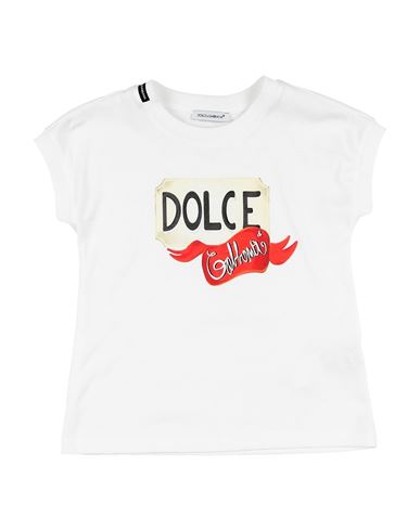 Shop Dolce & Gabbana Newborn Boy T-shirt White Size 3 Cotton