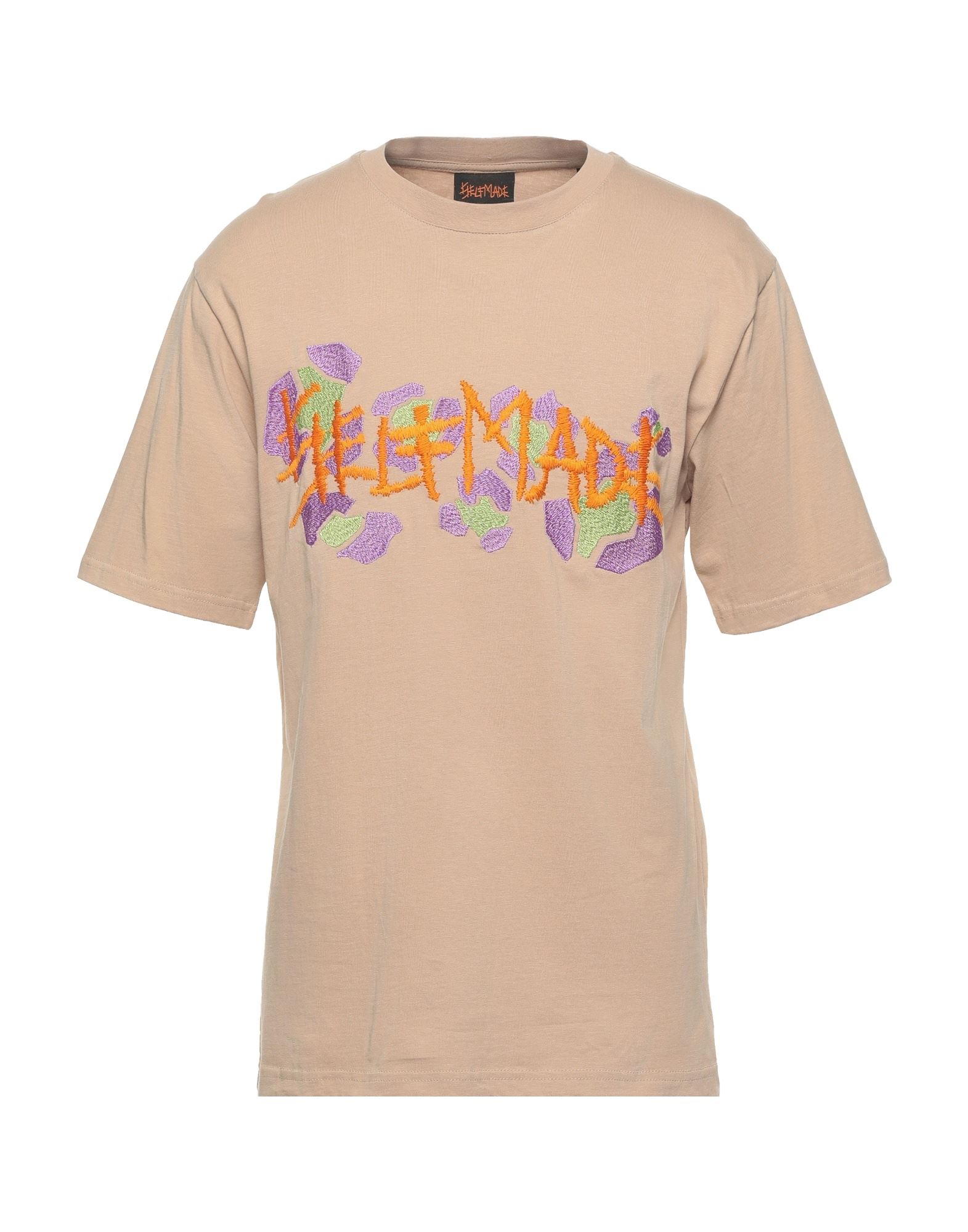 Self Made By Gianfranco Villegas T-shirts In Beige