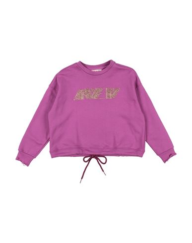 Aniye By Babies'  Toddler Girl Sweatshirt Mauve Size 6 Cotton In Purple