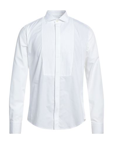 Brian Dales Man Shirt White Size 16 Cotton