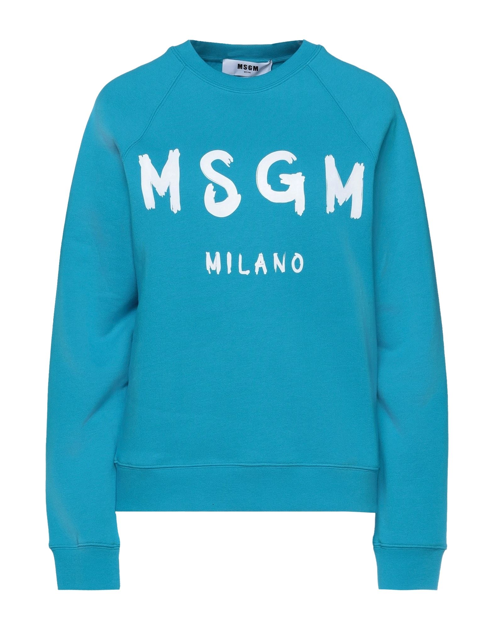 Msgm Sweatshirts In Azure